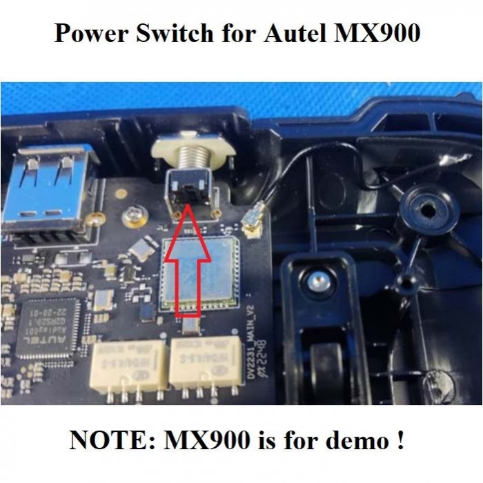 Power Switch Button Replacement For Autel MaxiCheck MX900AutelMX900